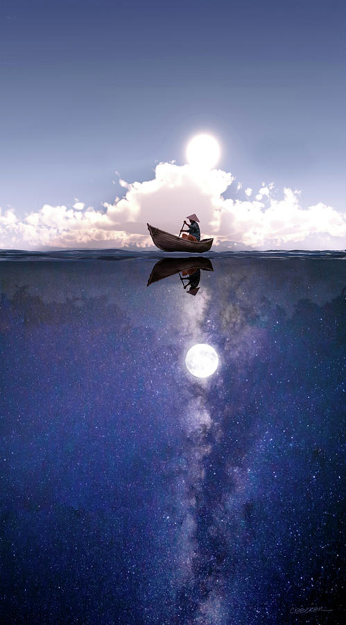 Fantasy Digital Art - Above the Night by Cynthia Decker