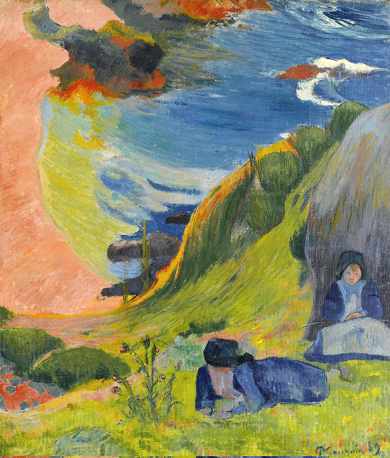 Above the Sea Painting by Paul Gauguin