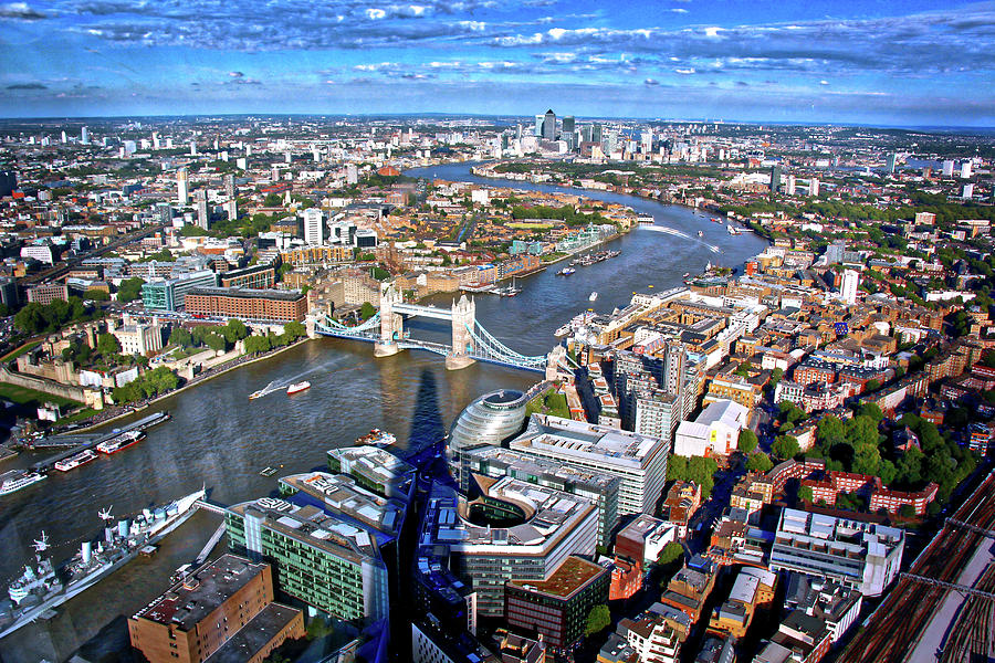 Above the Shadow of the Shard Photograph by Jim Albritton