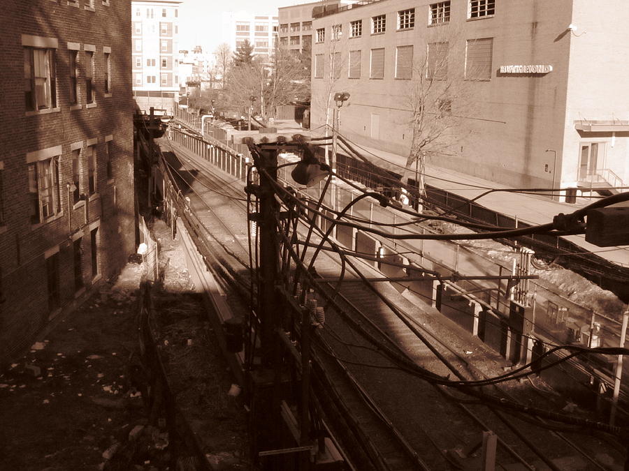 Mbta Photograph - Above the Station by Joshua Pepper