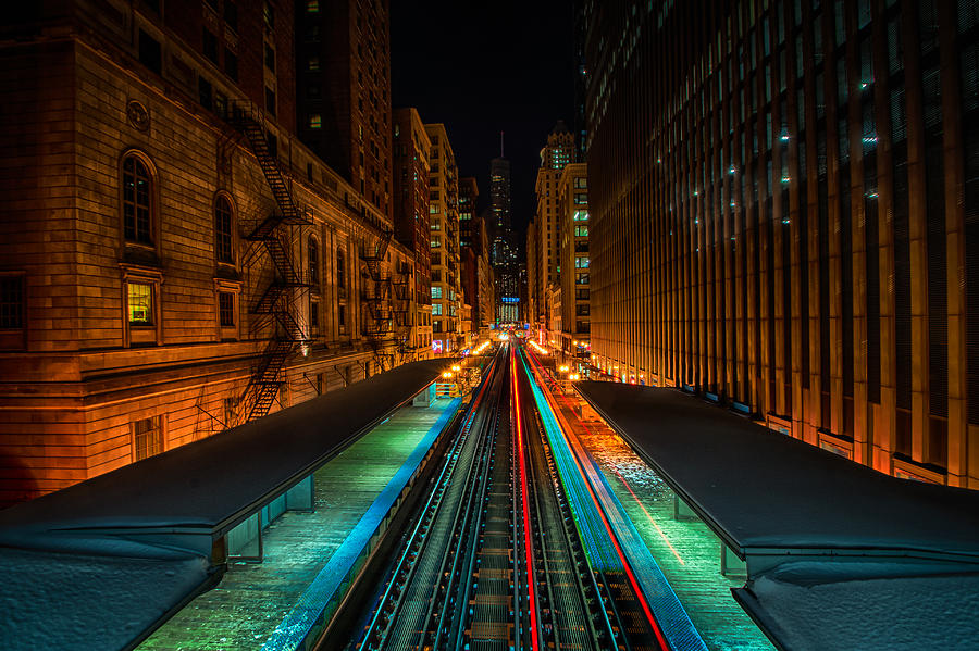 Above the Tracks Photograph by Raf Winterpacht