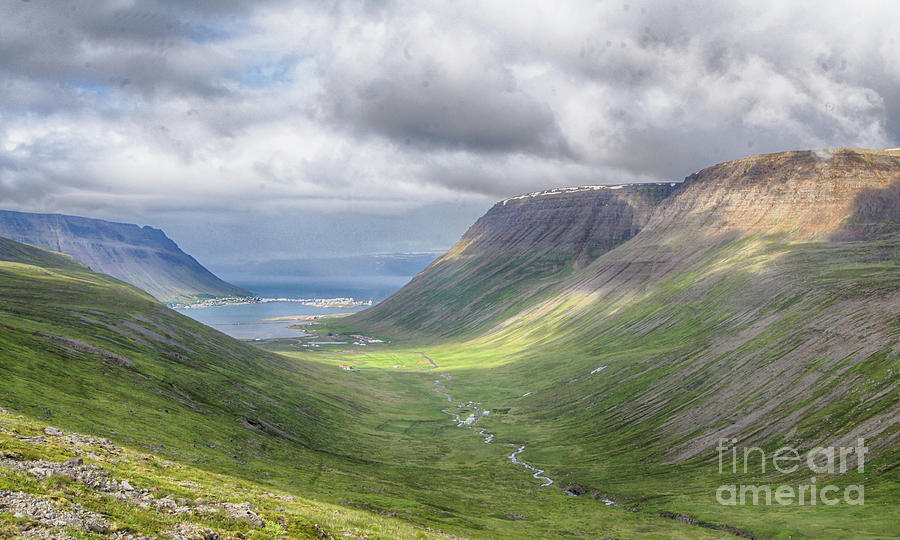 above the westfjords of Iceland 1 Photograph by Rudi Prott