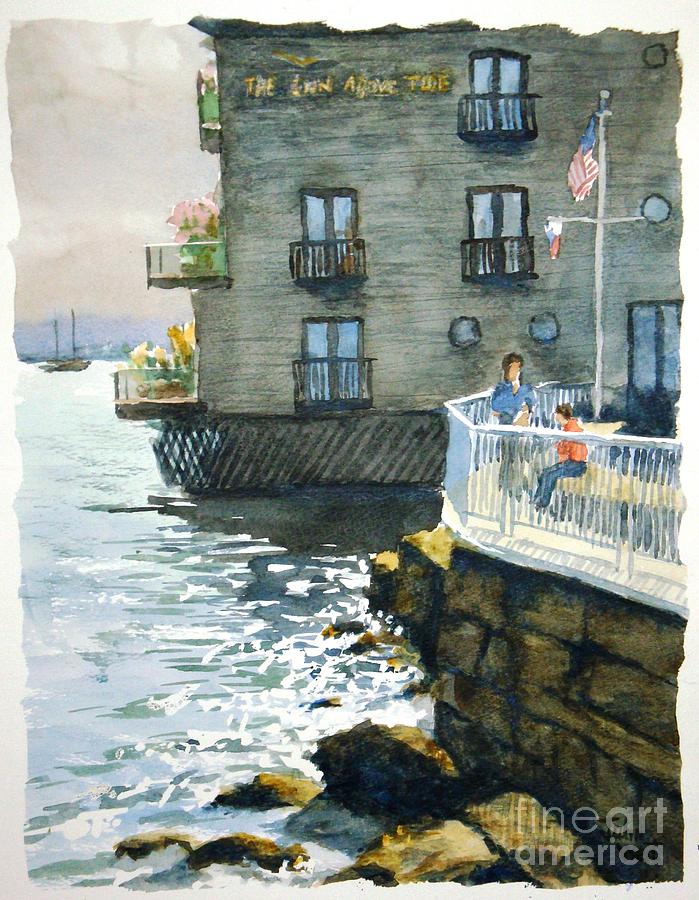 Above Tide Hotel Painting by John West
