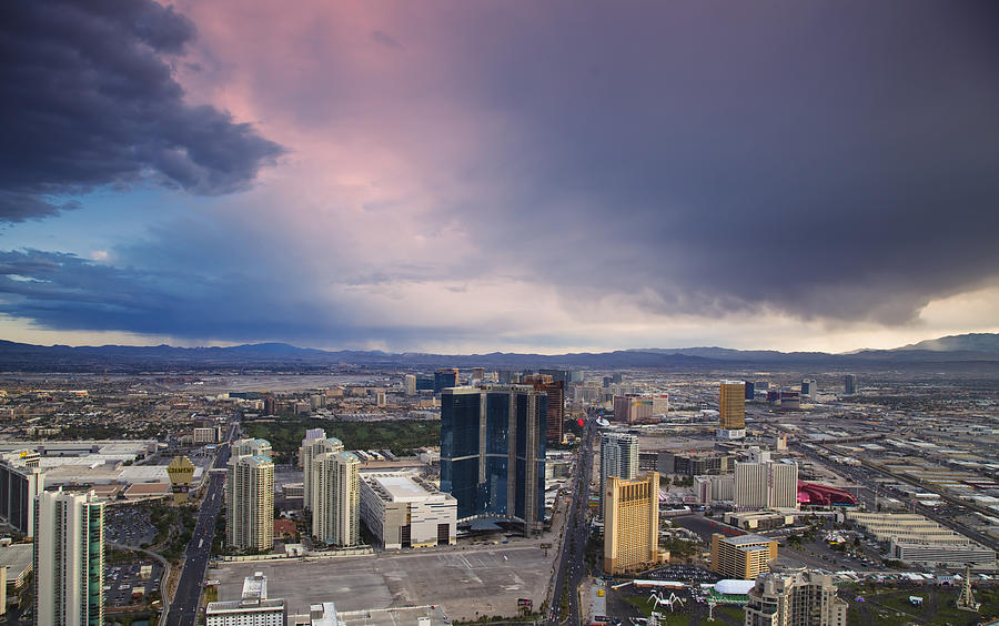 Las Vegas Photograph - Above Vegas I by Ricky Barnard
