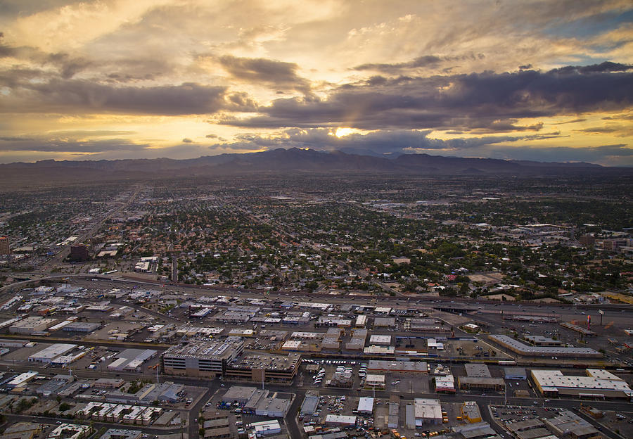 Las Vegas Photograph - Above Vegas IV by Ricky Barnard
