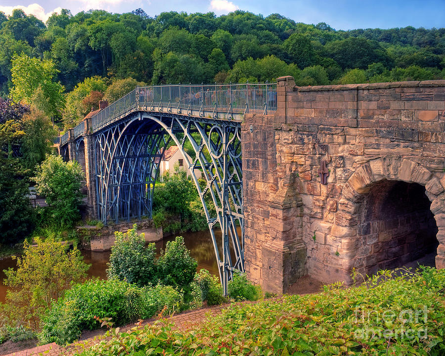 Abraham Derbys Iron Bridge Rural Landscape Photograph