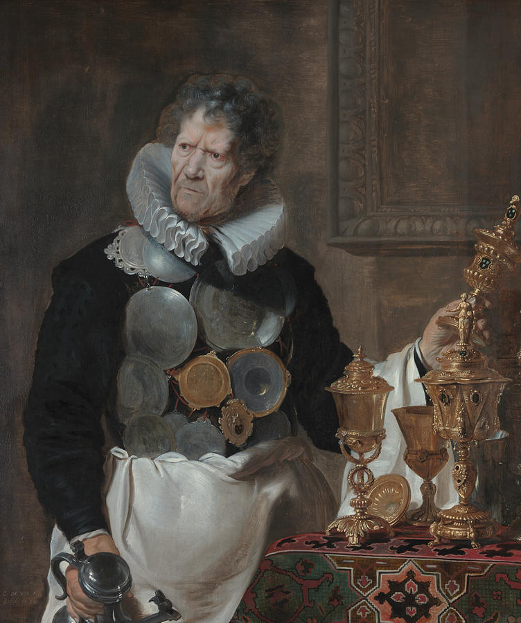 Abraham Grapheus Painting by Cornelis de Vos