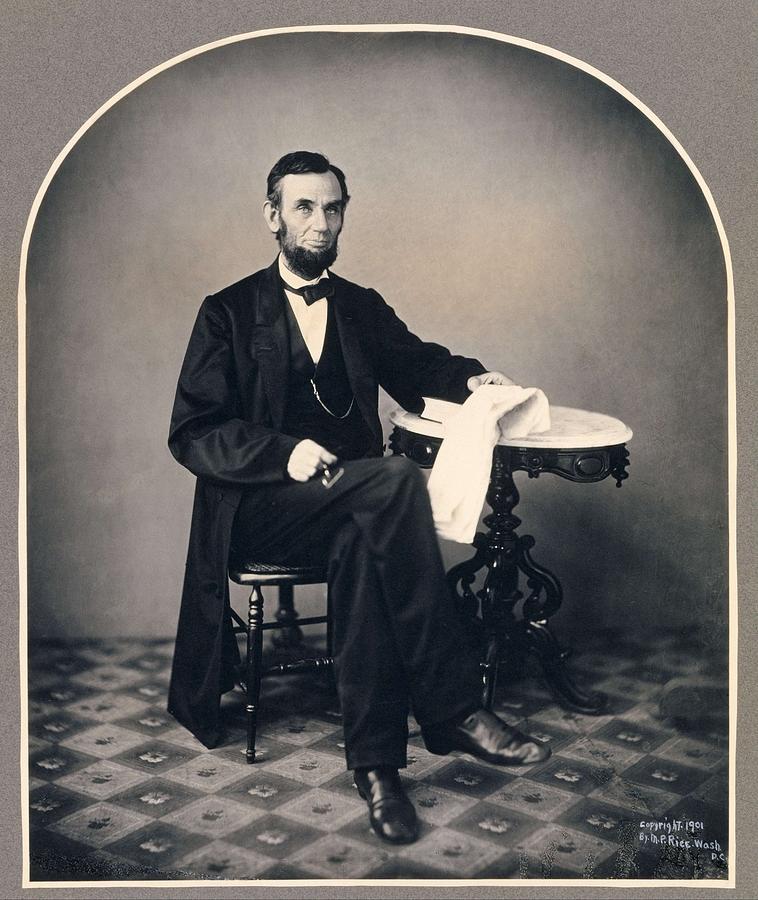 Portrait Painting - Abraham Lincoln , Alexander Gardner by Celestial Images
