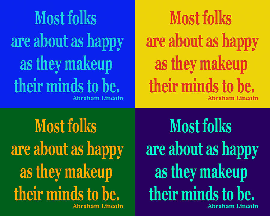 Abraham Lincoln Colorful Pop Art Quotes Photograph by Keith Webber Jr