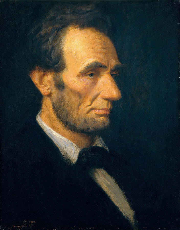 Abraham Lincoln Painting by Douglas Volk