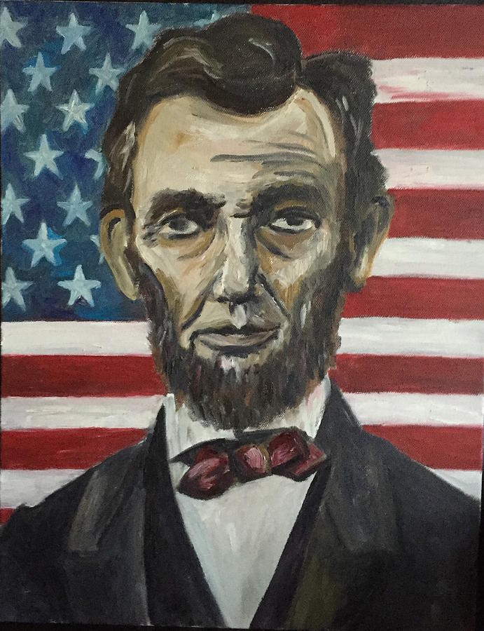 Abraham Lincoln Painting by Emily Hart - Fine Art America