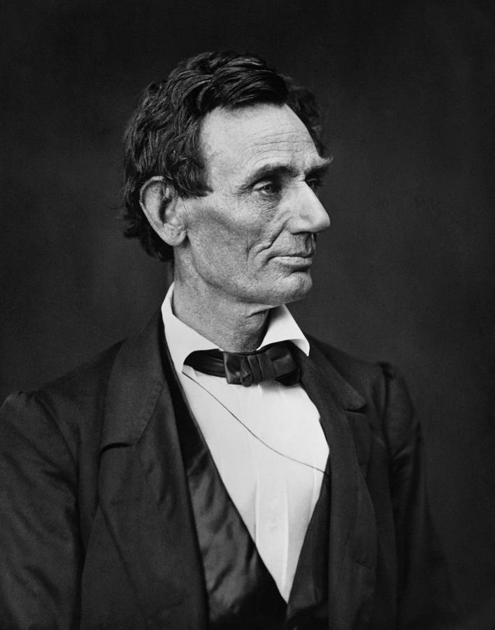 Abraham Lincoln Photo Portrait Photograph by War Is Hell Store