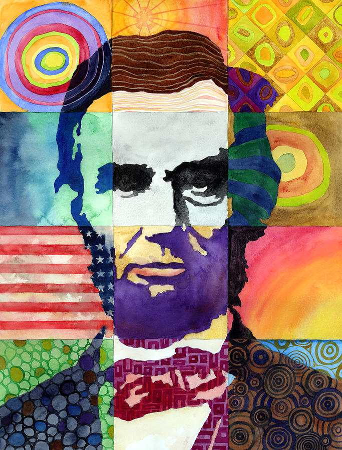 Abraham Lincoln Portrait Study Painting
