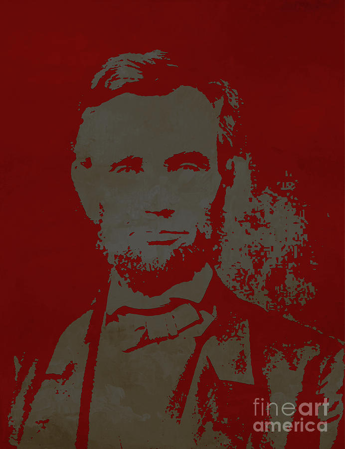 Abraham Lincoln The American President  Painting by Gull G