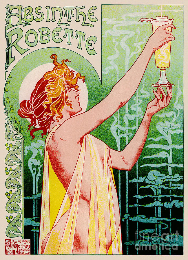 Absinthe Ad 1896 Photograph by Padre Art