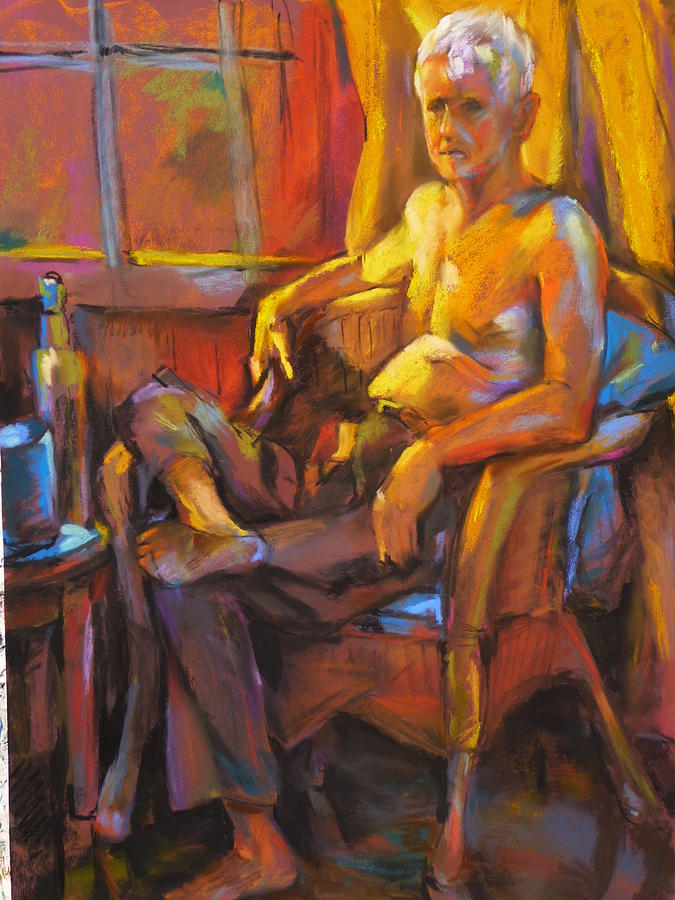 Absinthe Drinker Painting by Joan Jones