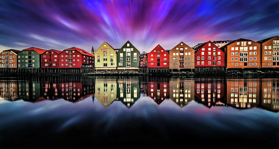 Absolutely Beautiful Sunset In Trondheim Photograph