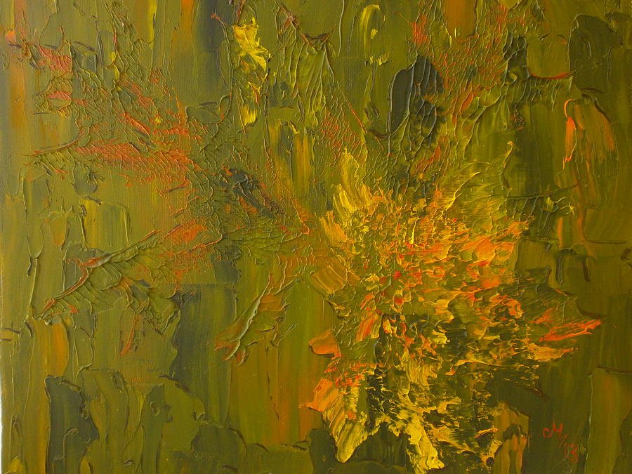 Abstarct colours of autumn Painting by Maria Woithofer - Fine Art America