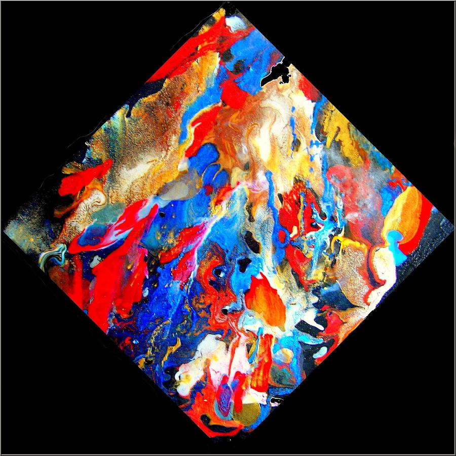 Abstract Painting - Abstract - Evolution Series 1001 by Dina Sierra Abstract Painting - Abstract - Evolution Series 1001 by Dina Sierra