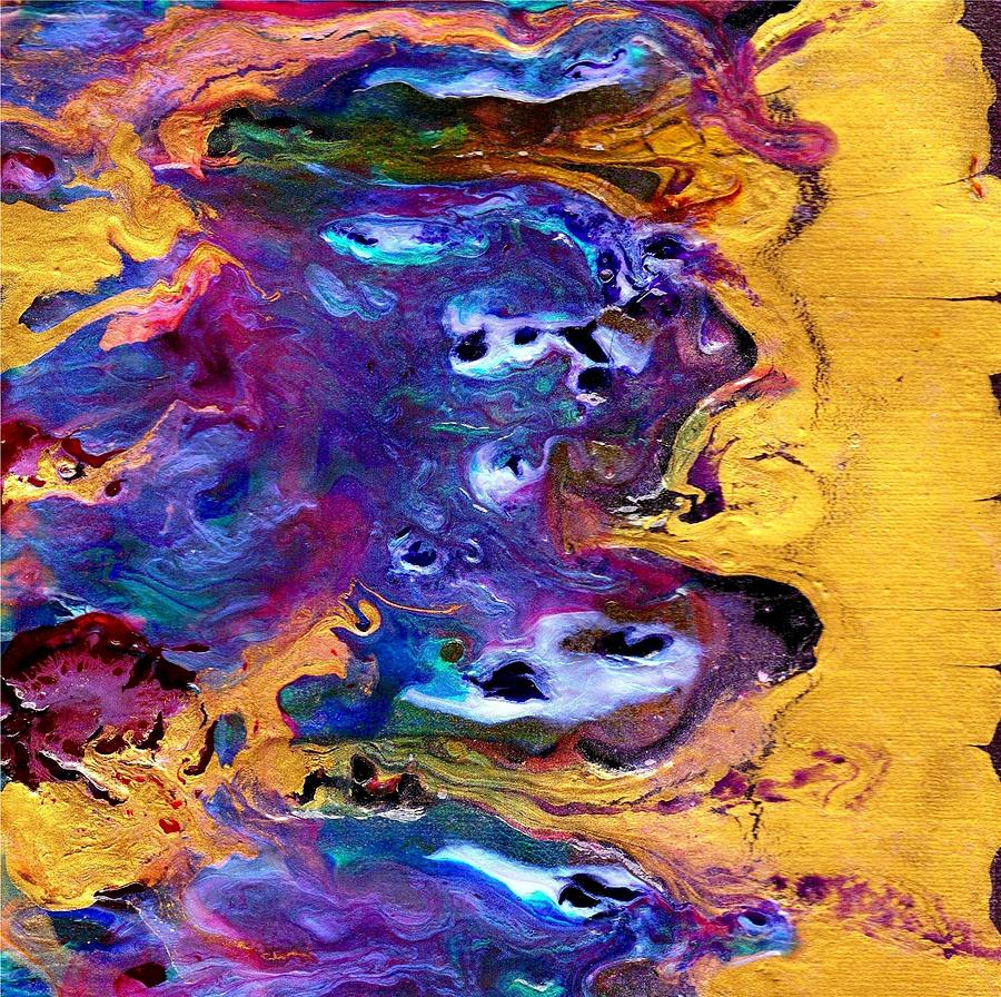 Abstract Painting - Abstract - Evolution Series 1009 by Dina Sierra Abstract Painting - Abstract - Evolution Series 1009 by Dina Sierra