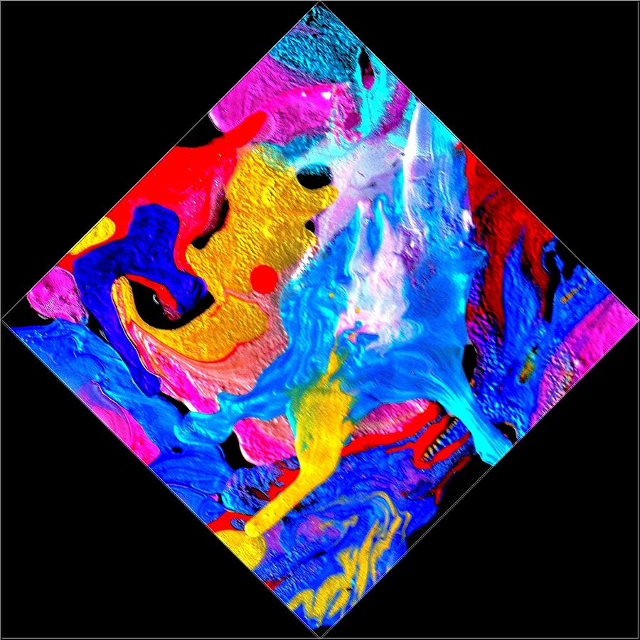Abstract Painting - Abstract - Evolution Series 1040 by Dina Sierra Abstract Painting - Abstract - Evolution Series 1040 by Dina Sierra