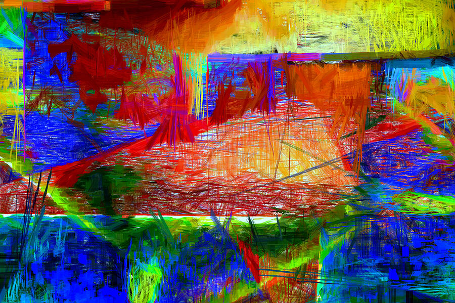 Abstract 0118 Digital Art by Rafael Salazar