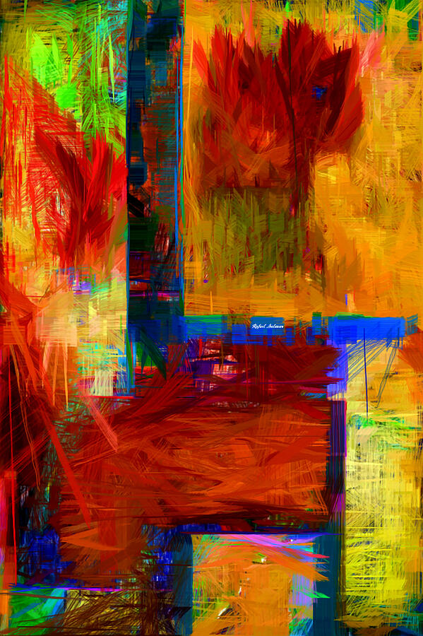 Abstract 0119 Digital Art by Rafael Salazar
