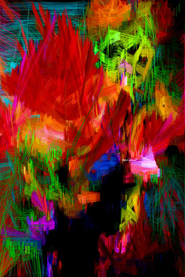 Abstract 0140 Digital Art by Rafael Salazar