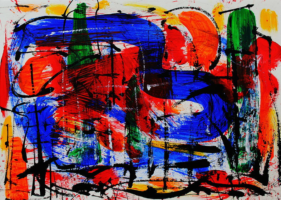 Abstract Painting - Abstract 1 by Natalie Holland