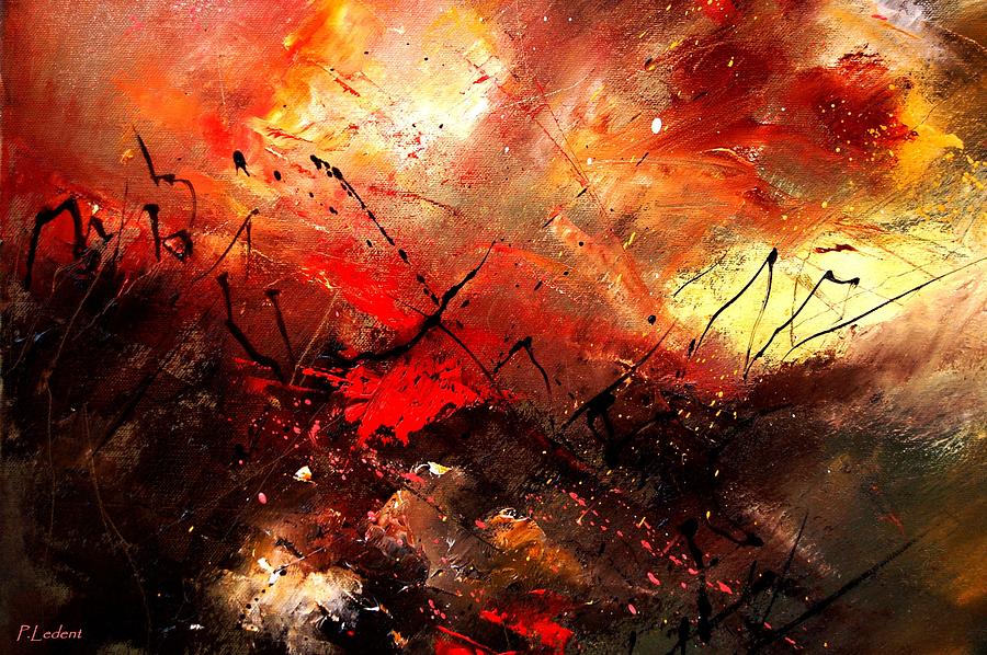Abstract 100202 Painting by Pol Ledent
