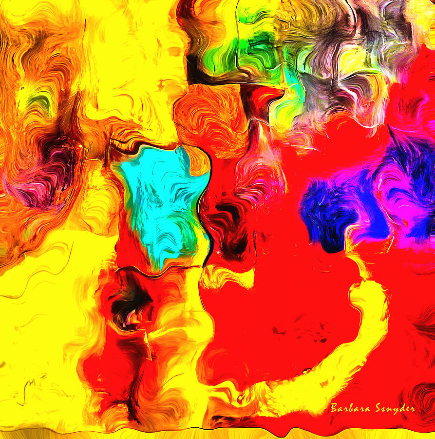 Abstract 104 Painting by Barbara Snyder