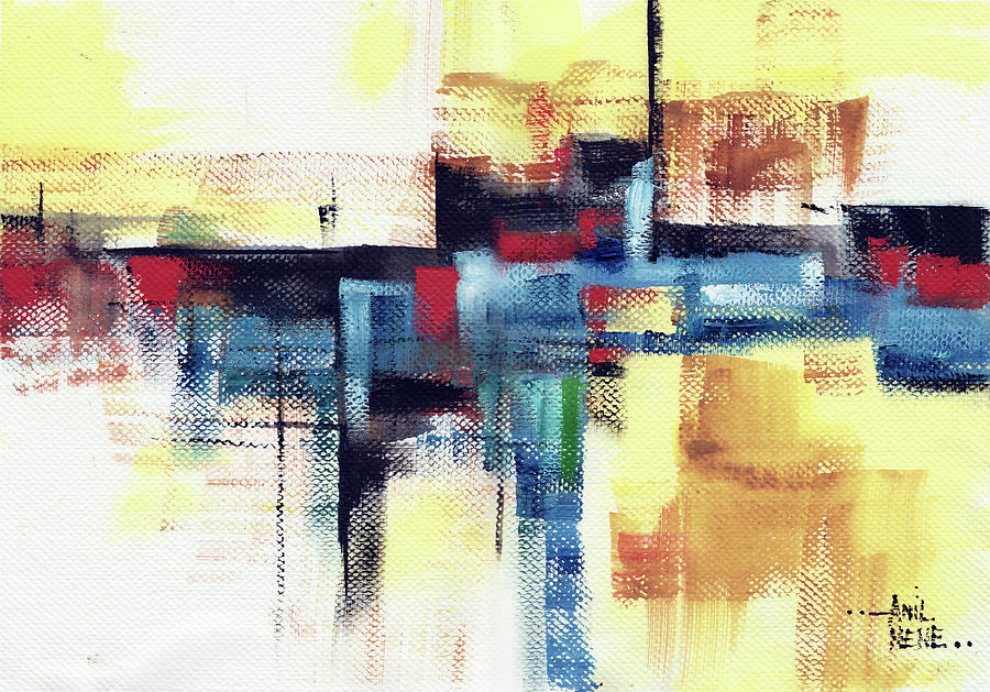 Abstract 15 Painting by Anil Nene