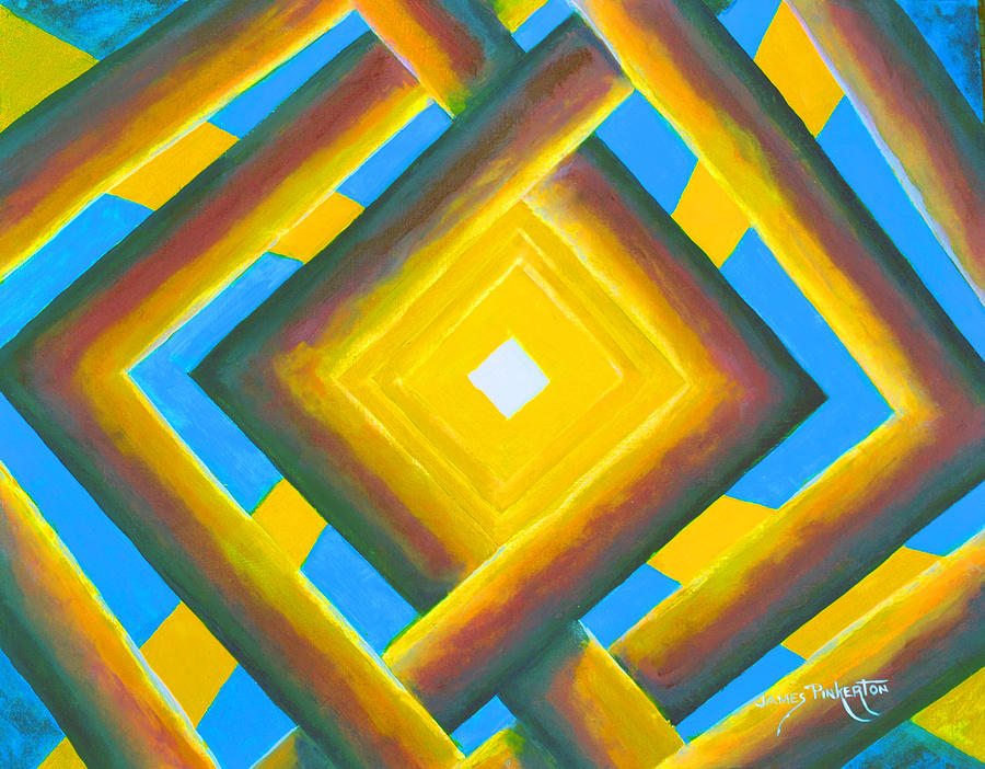 Abstract Painting - Abstract 160315 by James Pinkerton