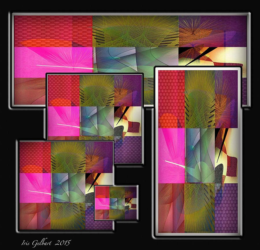 Abstract Digital Art - Abstract 2613 by Iris Gelbart