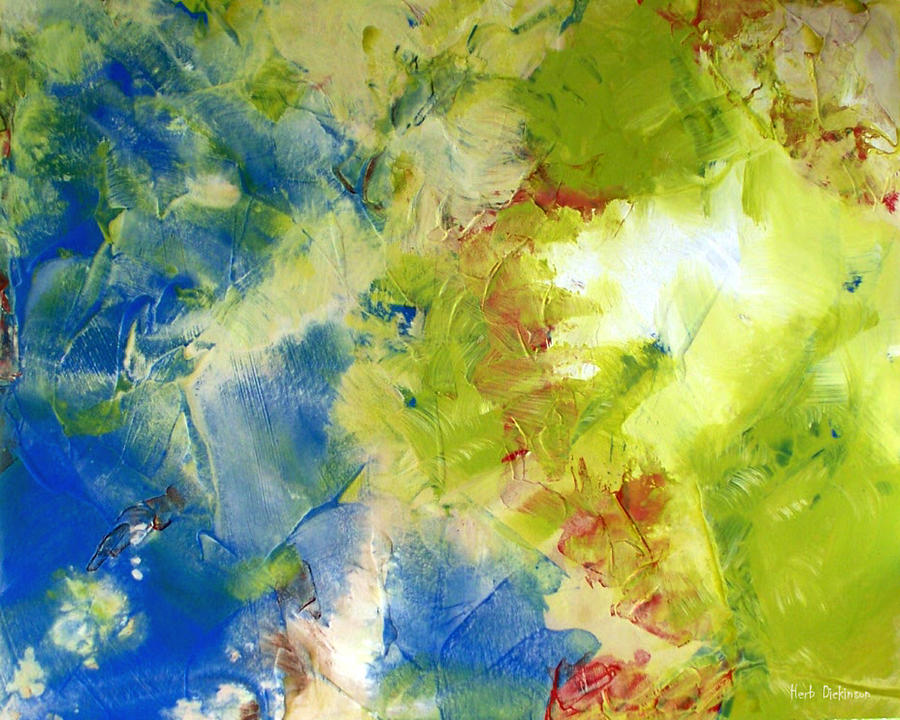 Abstract 301 Painting by Herb Dickinson