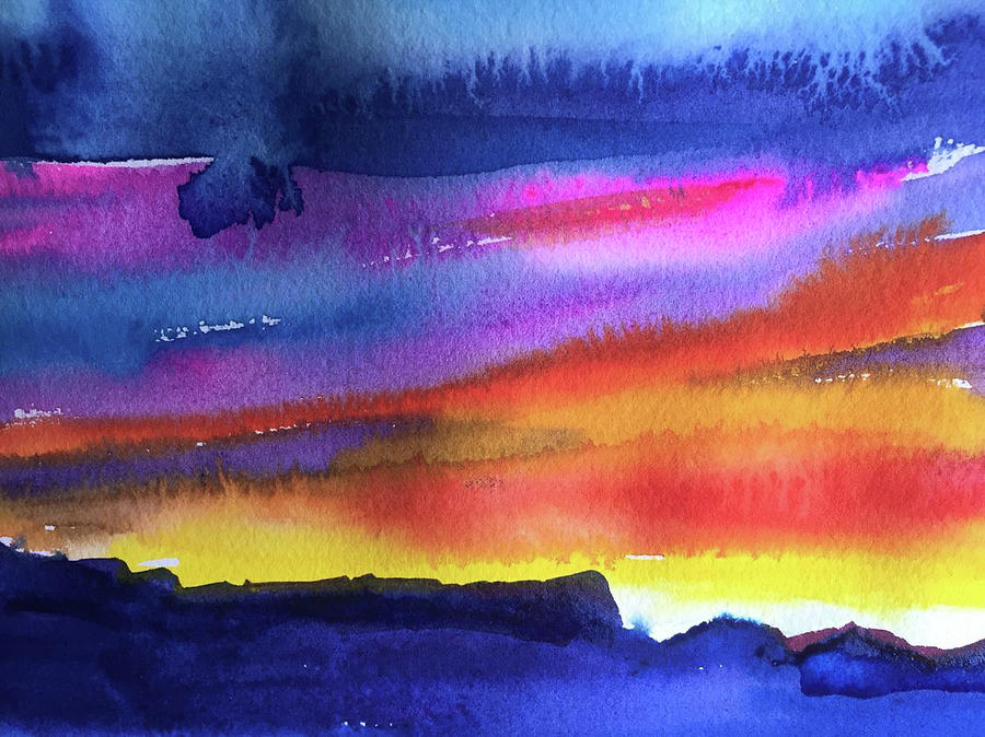 Joans Sunset Painting by Bonny Butler