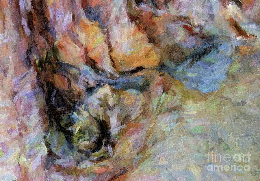 Brushstroke Digital Art - Abstract 40 Digital Oil Painting On Canvas Full Of Texture And Brig by Amy Cicconi Brushstroke Digital Art - Abstract 40 Digital Oil Painting On Canvas Full Of Texture And Brig by Amy Cicconi