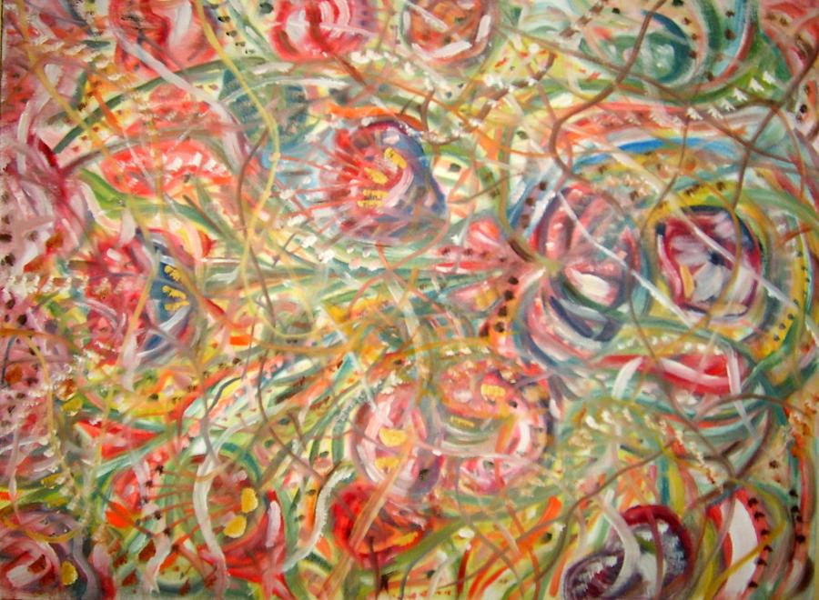 Abstract Colors Painting - Abstract 6 by Joseph Sandora Jr