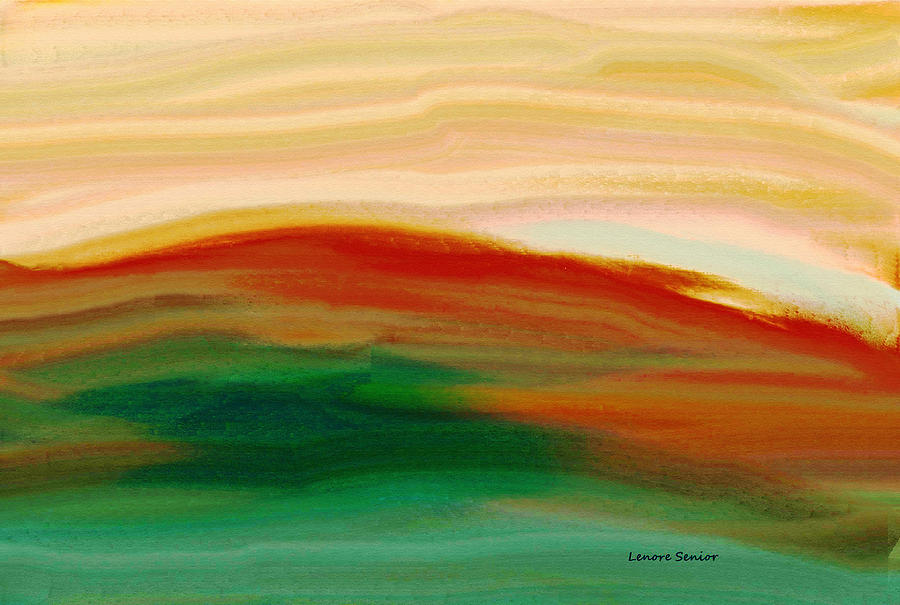 Abstract 8 Painting by Lenore Senior