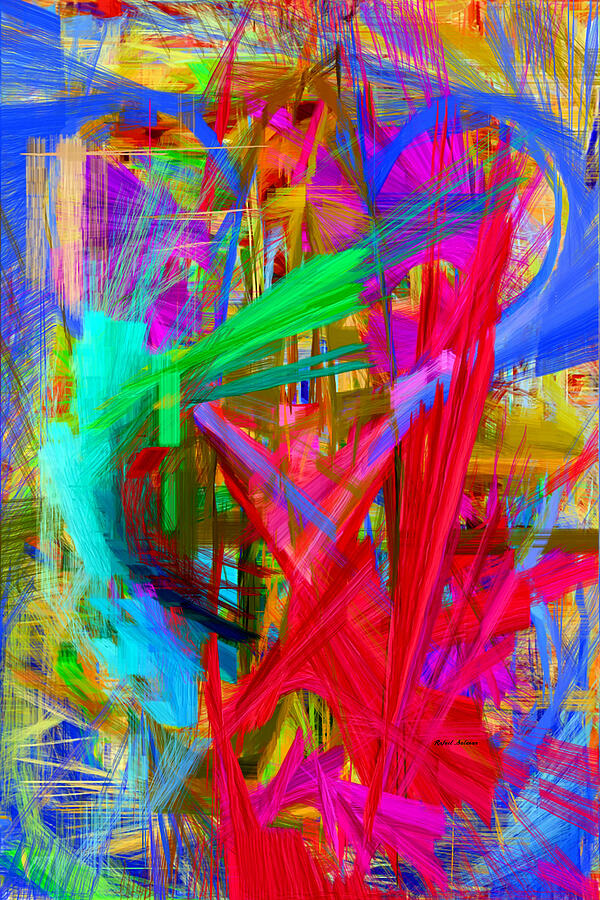 Abstract 9028 Digital Art by Rafael Salazar