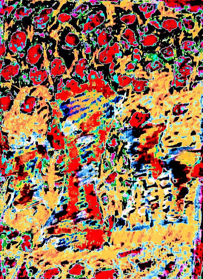Abstract/ A Floral Tree Forest 6 Pastel