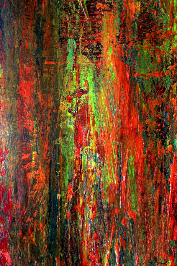Abstract Painting - Abstract Acrylic 11 by Dimitra Papageorgiou