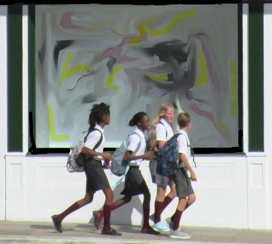 Abstract After School Digital Art by Ian  MacDonald