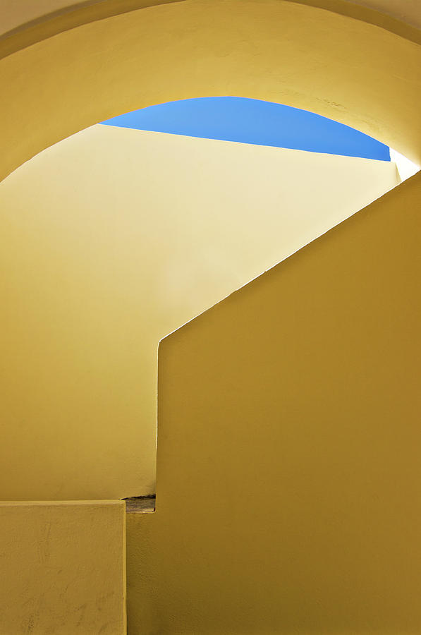 Abstract Architecture In Yellow Photograph by Meirion Matthias