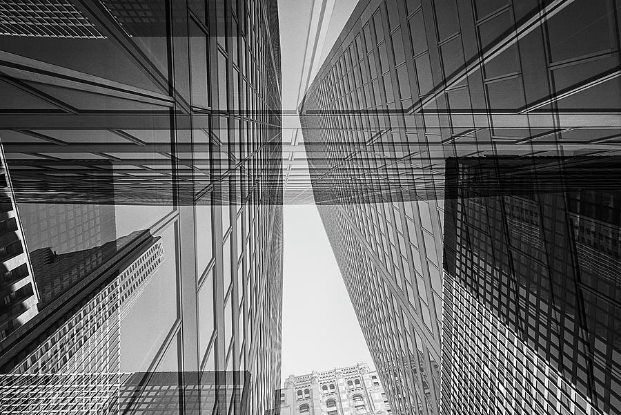 Abstract Architecture - Toronto Financial District Photograph by Shankar Adiseshan