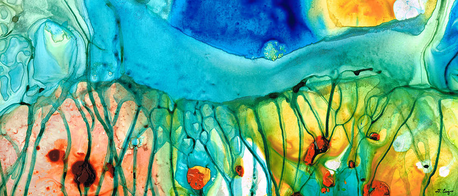 Abstract Art - Journey To Color - Sharon Cummings Painting by Sharon Cummings