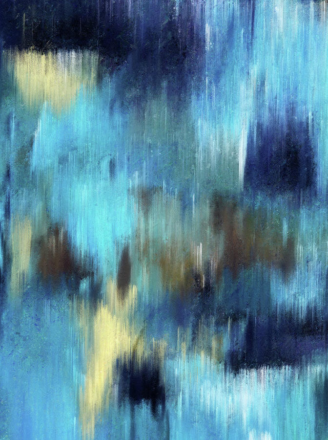 Abstract Art Silence Of The Waterfall by Georgiana Romanovna Abstract Art Silence Of The Waterfall by Georgiana Romanovna