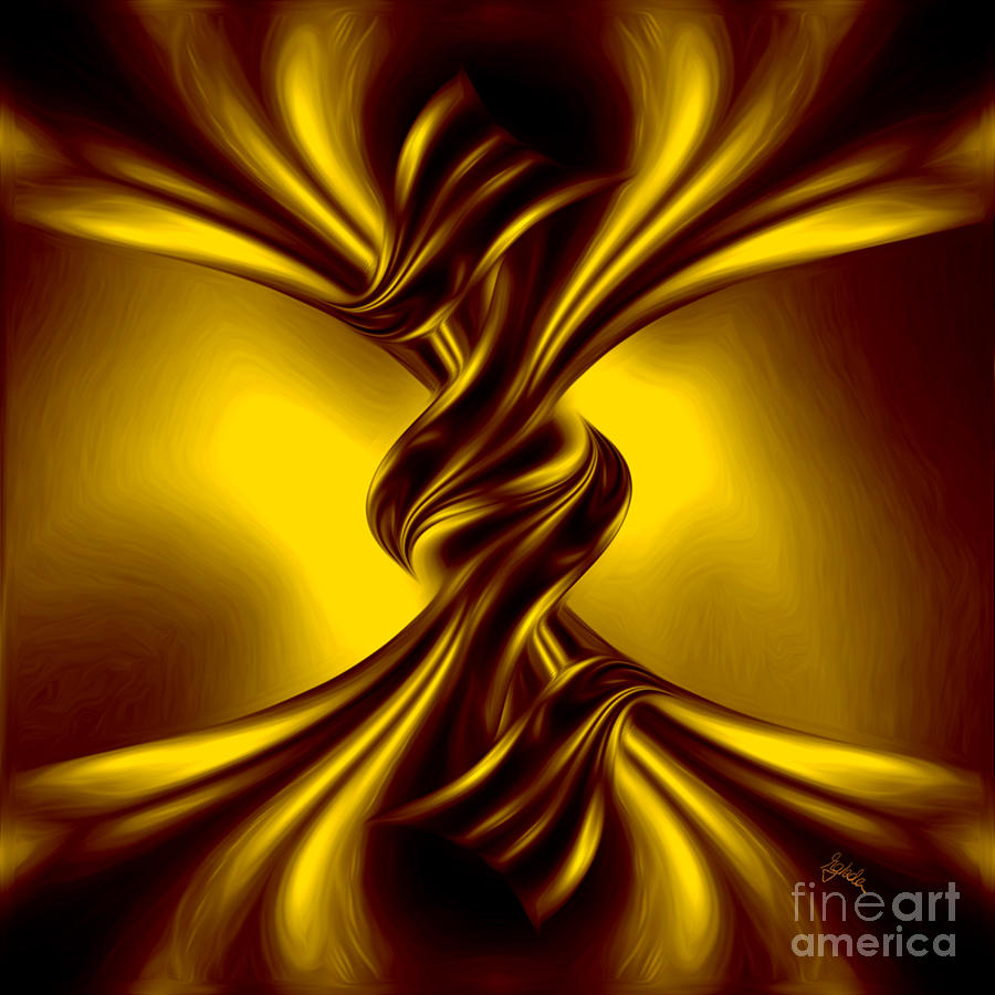 Bend Digital Art - Abstract art - The Knot by RGiada by Giada Rossi