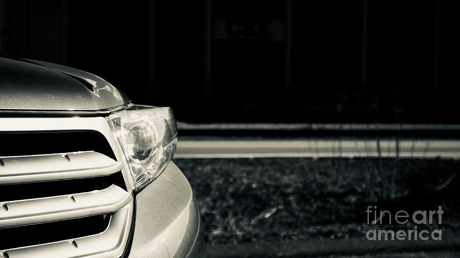 Abstract Automotive - Headlight Photograph by Jason Freedman
