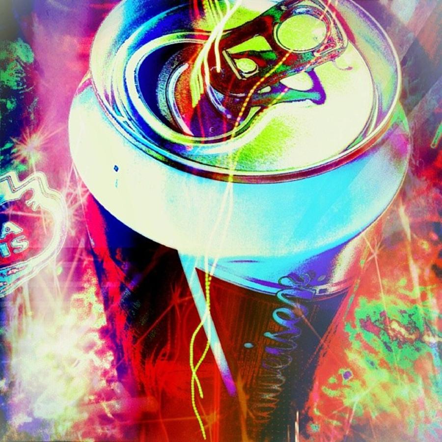 Abstract Photograph - Abstract Beer Can by Chris Drake